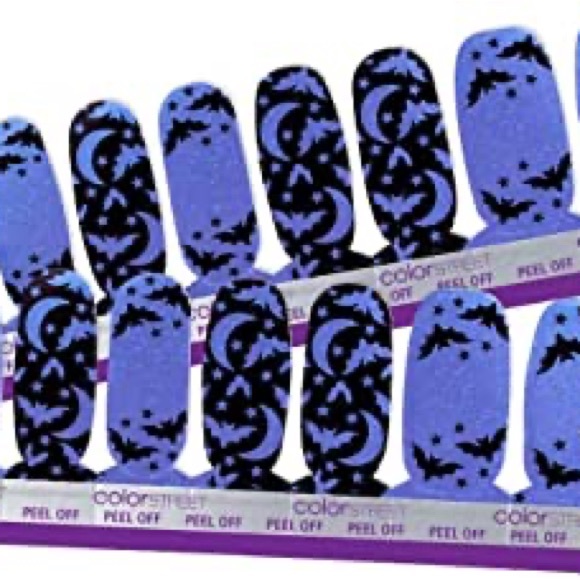 NWT Color Street Real Nail Polish Strips: Bat's Amore - Picture 5 of 6